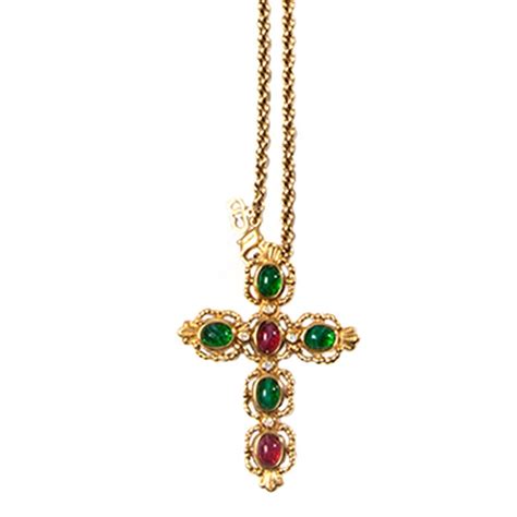 dior cross pendant|christian Dior necklaces.